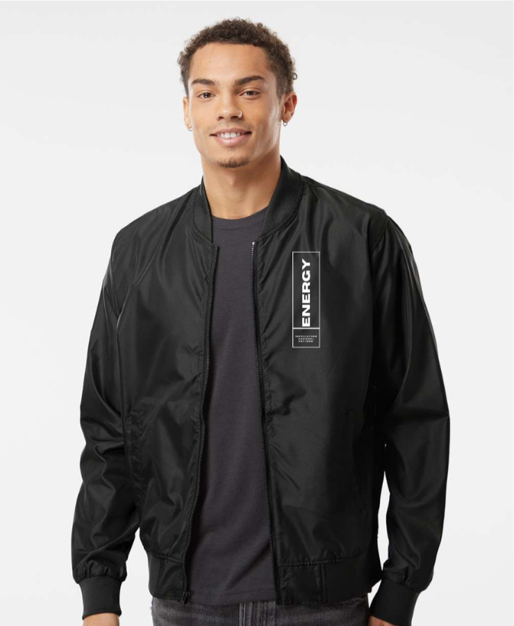 BOMBER: LIGHTWEIGHT BLACK 'ENERGY'