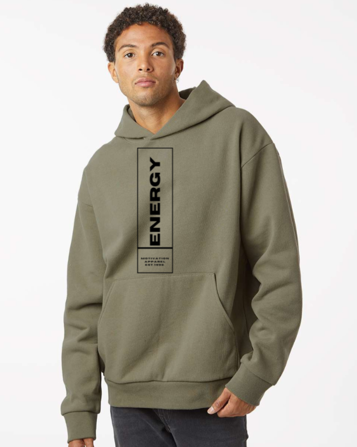 HOODIE: HEAVY WEIGHT OLIVE